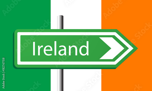 Ireland road sing