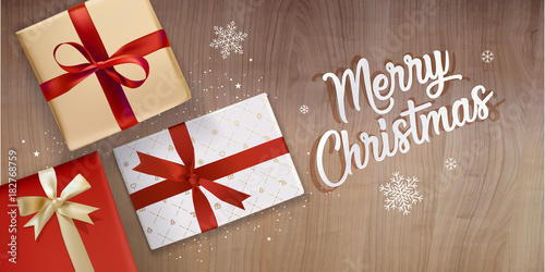 Christmas greeting card. Vector illustration concept for greeting cards, website and mobile banners, marketing material.