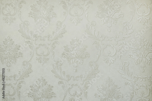 Grey botanical wallpaper background