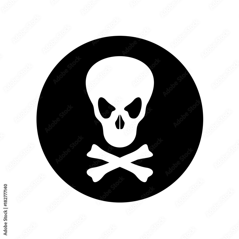 Fototapeta premium Skull icon