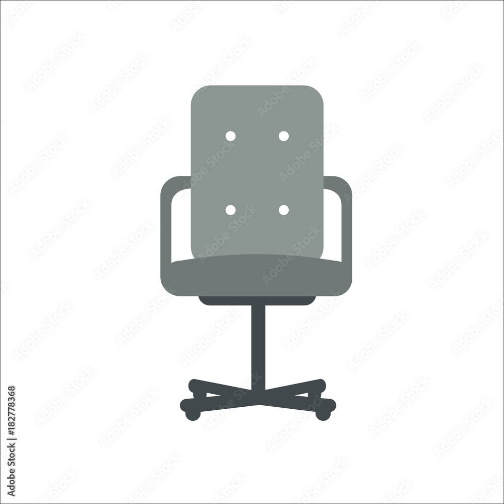Office chair icon. Vector illustration Office chair icon. Vector illustration