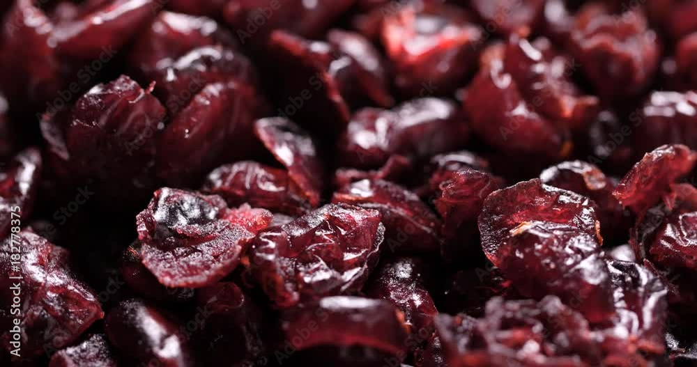 Spin of Dried cranberry Spin of Dried cranberry
