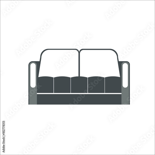 Sofa icon. Vector illustration