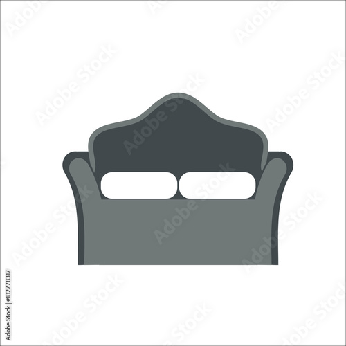 Sofa icon. Vector illustration