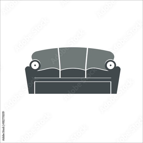 Sofa icon. Vector illustration
