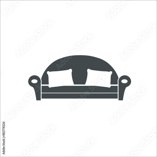 Sofa icon. Vector illustration