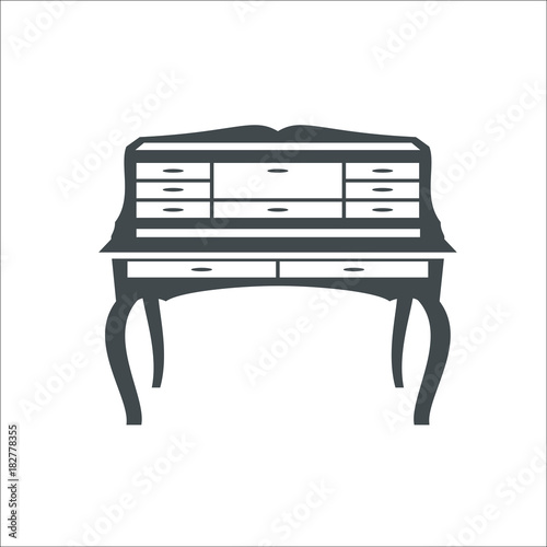 Dresser icon. Vector illustration