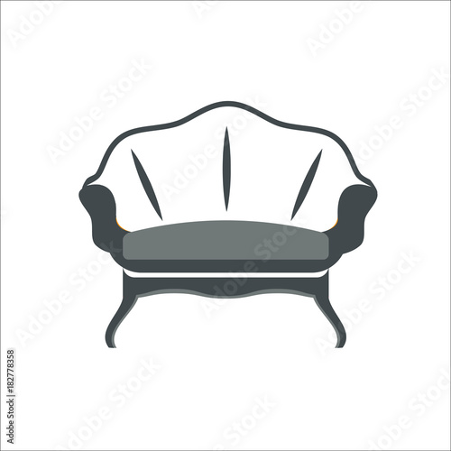 Sofa icon. Vector illustration