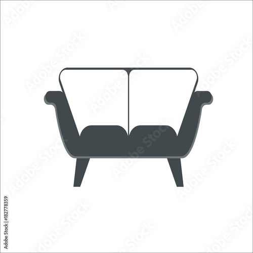 Sofa icon. Vector illustration