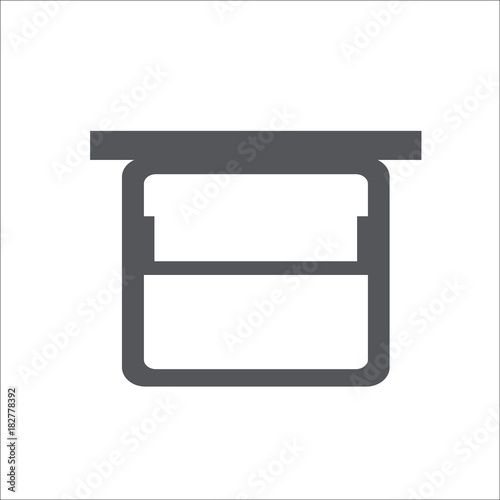 Table icon. Vector illustration