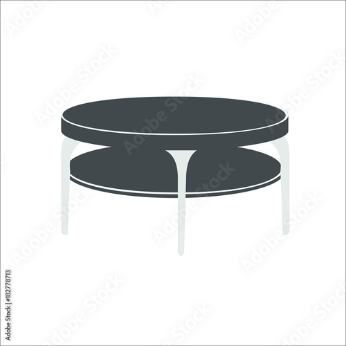 Table icon. Vector illustration