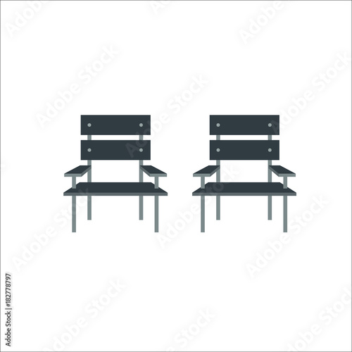 Chair icon. Vector illustration