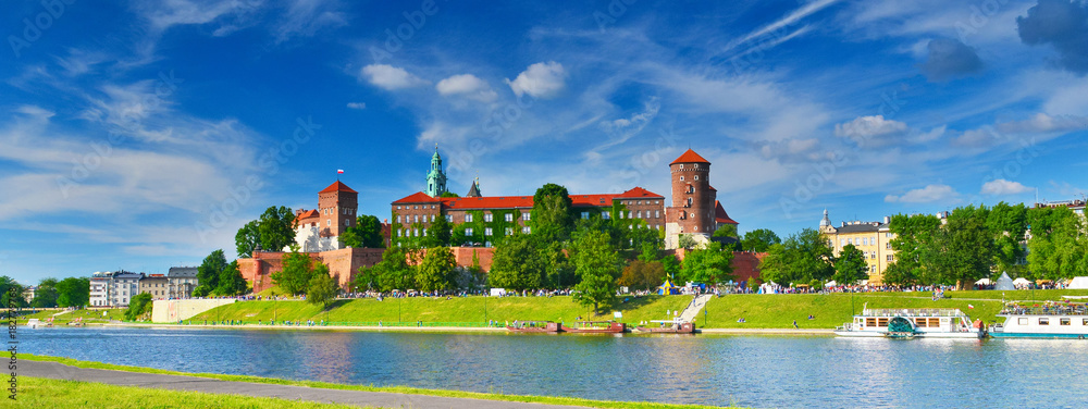 Wawel castle, Poland - obrazy, fototapety, plakaty 