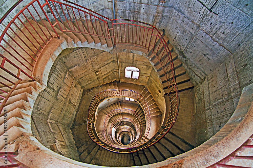 Stairway inside the minaret