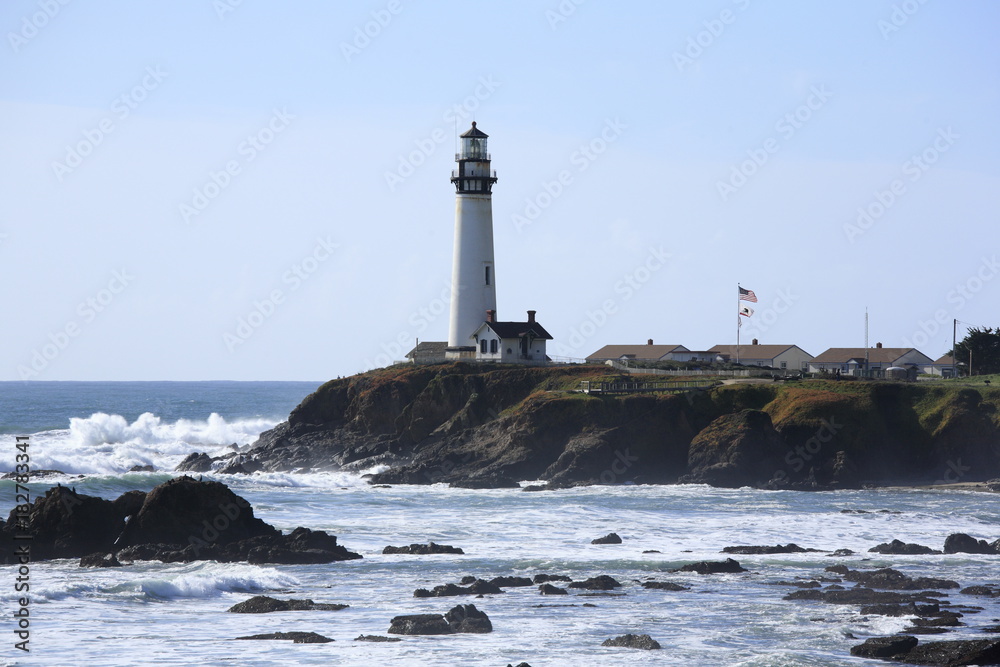 Pigeon Point Light Station, next to CA Route 1
