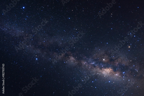 Fototapeta Naklejka Na Ścianę i Meble -  Clearly milky way galaxy with stars and space dust in the universe