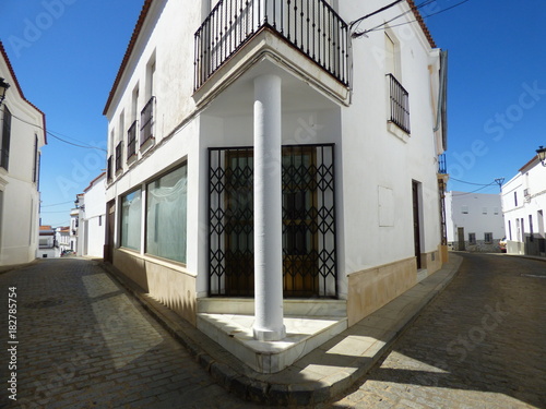 Higuera la Real. Pueblo de Badajoz ( Extremadura, España) cerca de la frontera con la provincia de Huelva photo