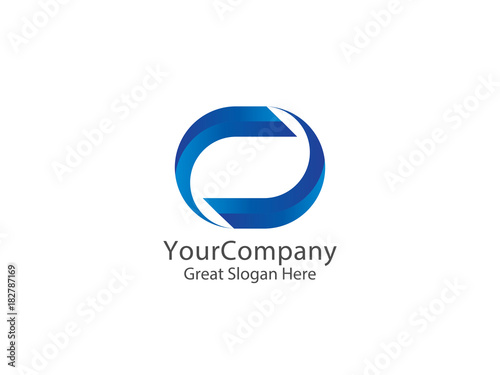 Free Download abstract Infinity round circle logo icon for business, apps, software, services. - GFXLoad
