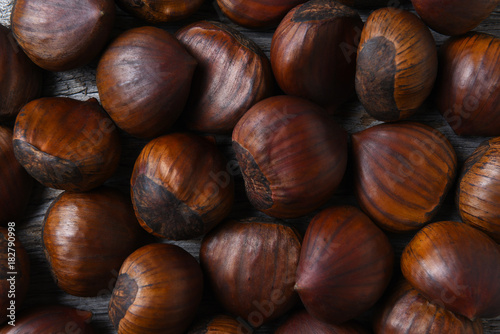 Chestnut Top View Closeup