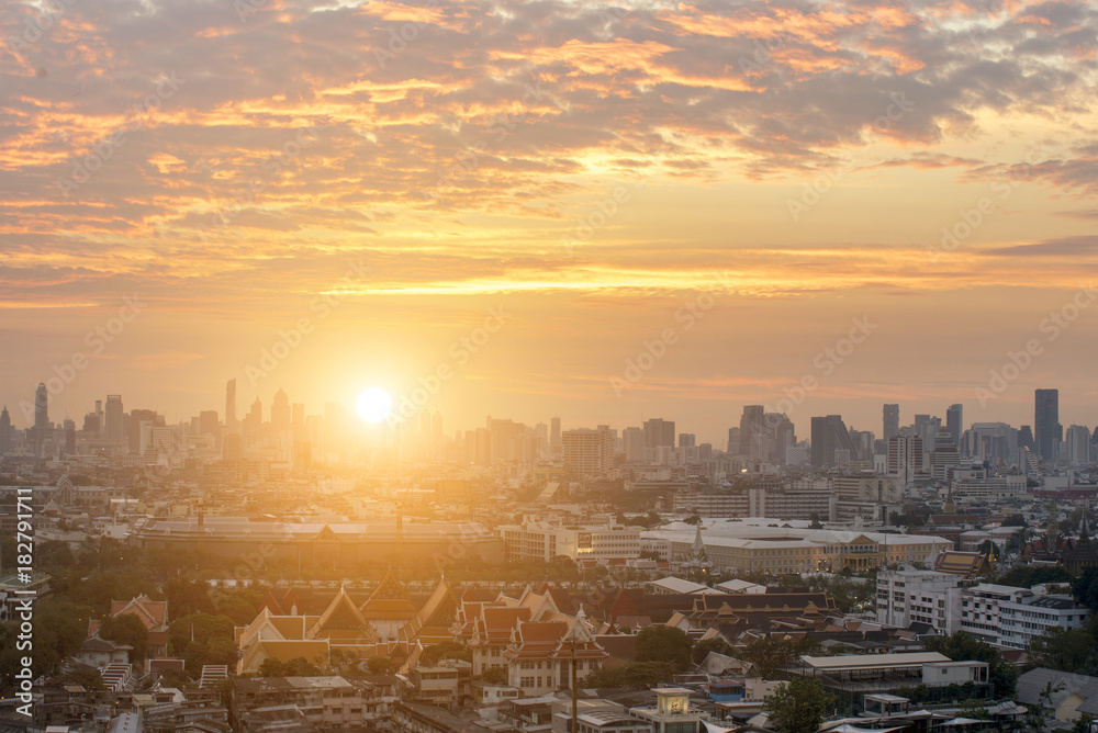 Obraz premium Bangkok Metropolis Morning