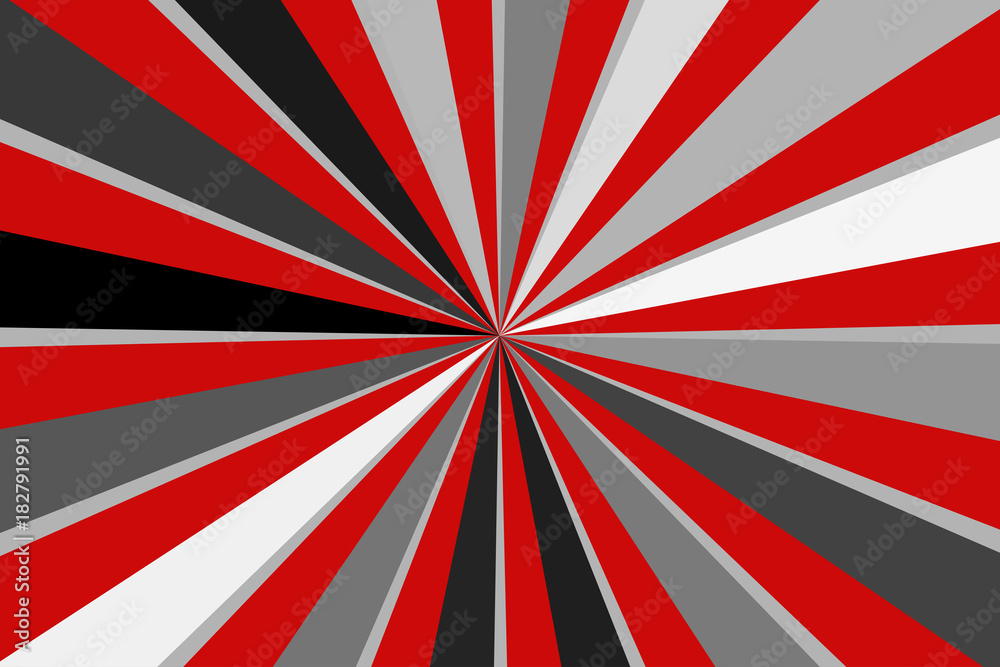 Fototapeta premium Red and black