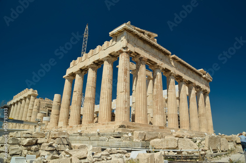 parthenon in Athens greece ancient monuments caryatids