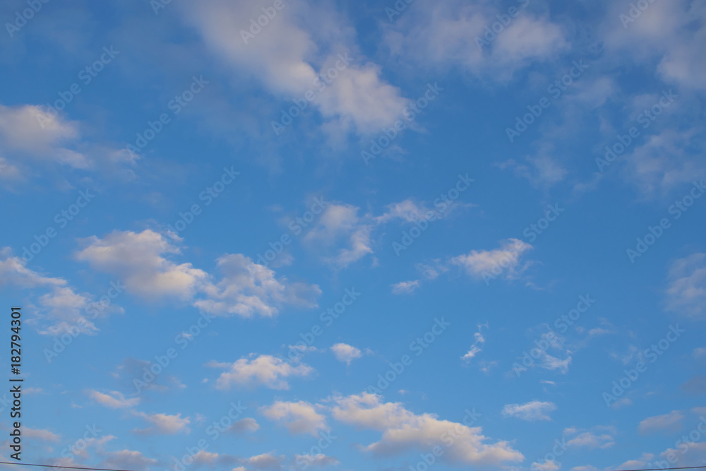 Bright blue sky Bright blue sky