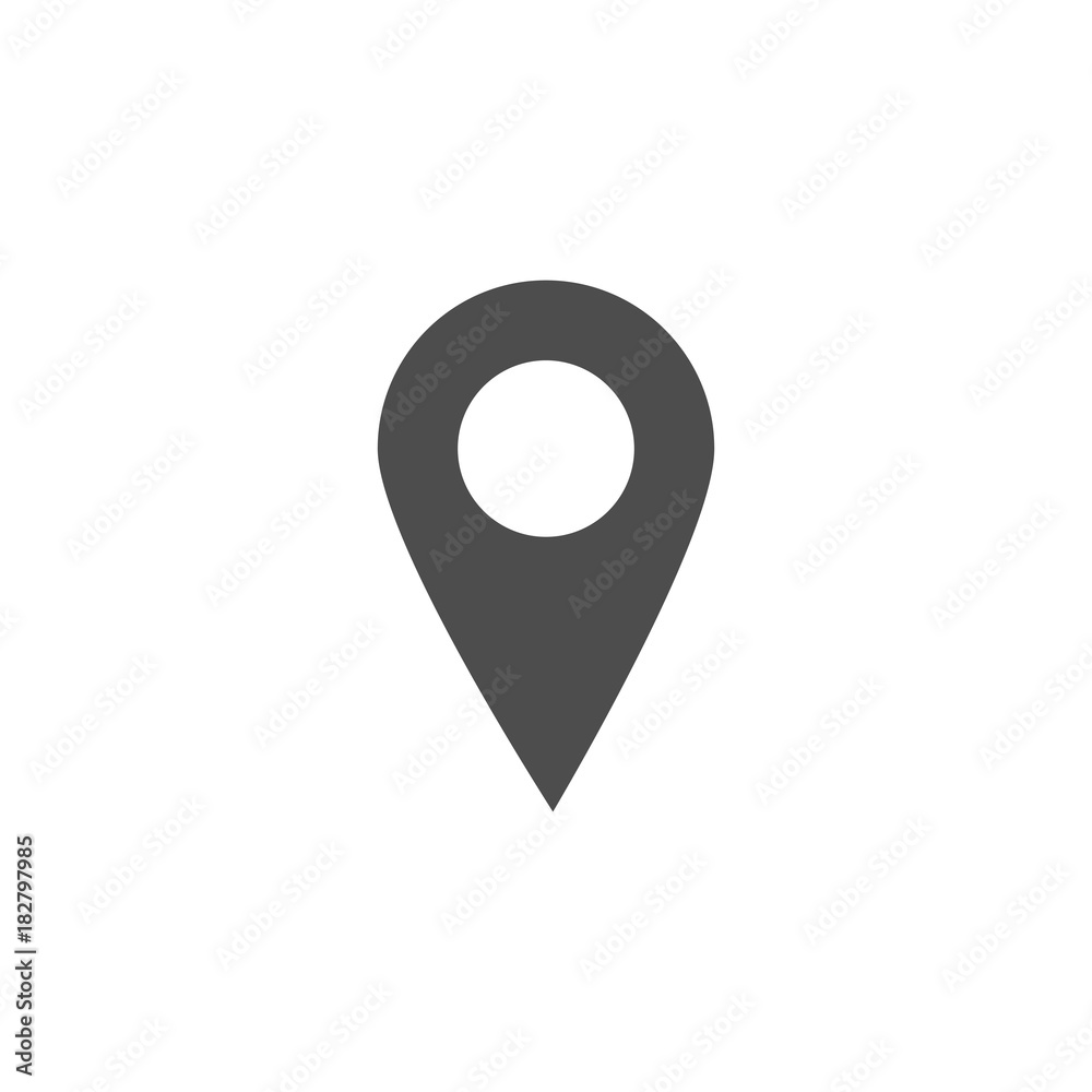 Simple location icon vector Simple location icon vector
