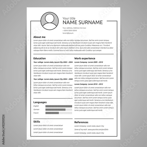 Resume template