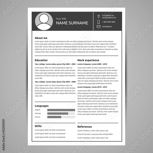 Resume template