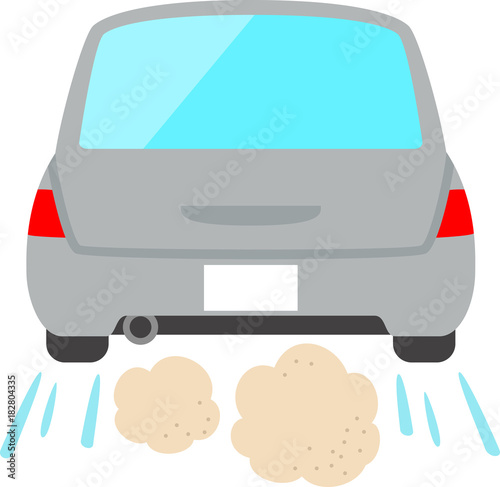 走り去る車の後ろ姿