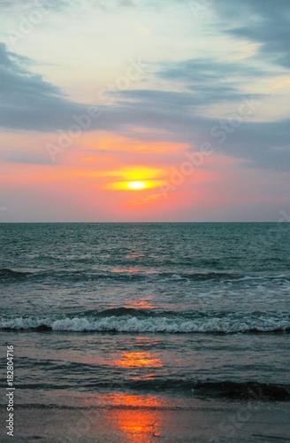 Sonnenuntergang in der Karibik