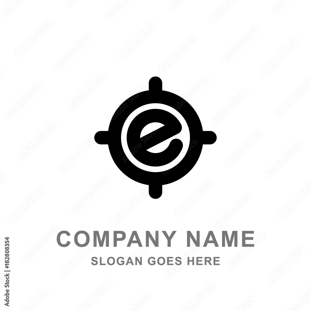 Letter E Internet Technology Logo Vector Icon Letter E Internet Technology Logo Vector Icon