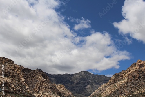 Mountains and clouds