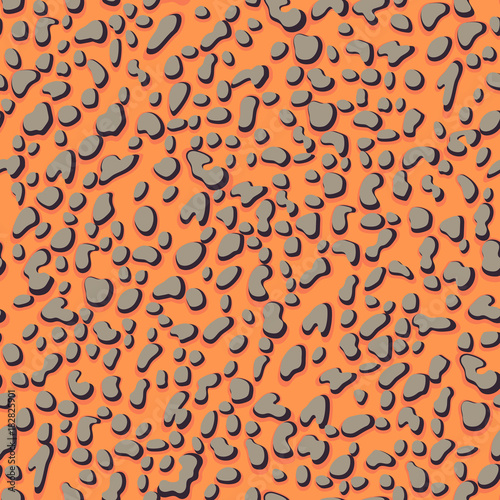 Vector abstract seamless pattern with spots.