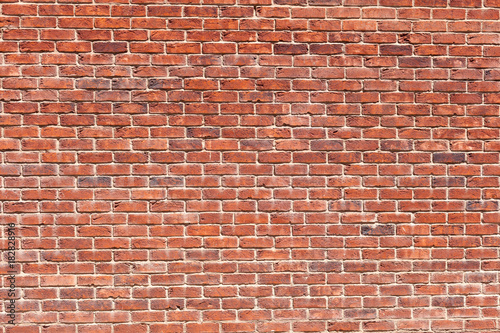 Wall from a red brick