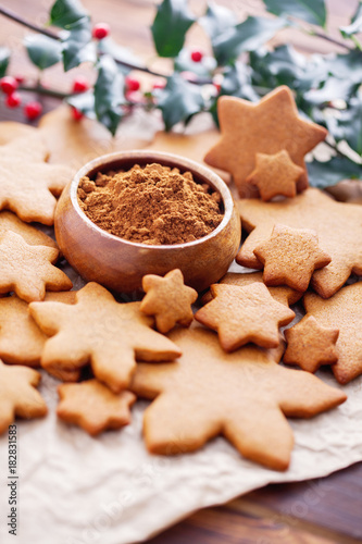 Christmas spices for baking gingerbreads