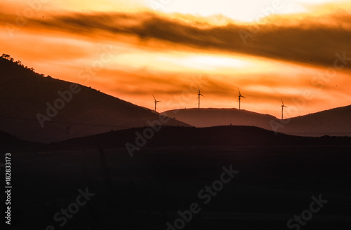 Graus in the Spanish Pyrenees at sunrise