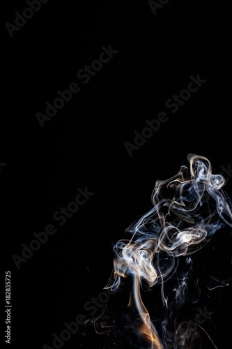 Colorful smoke abstract