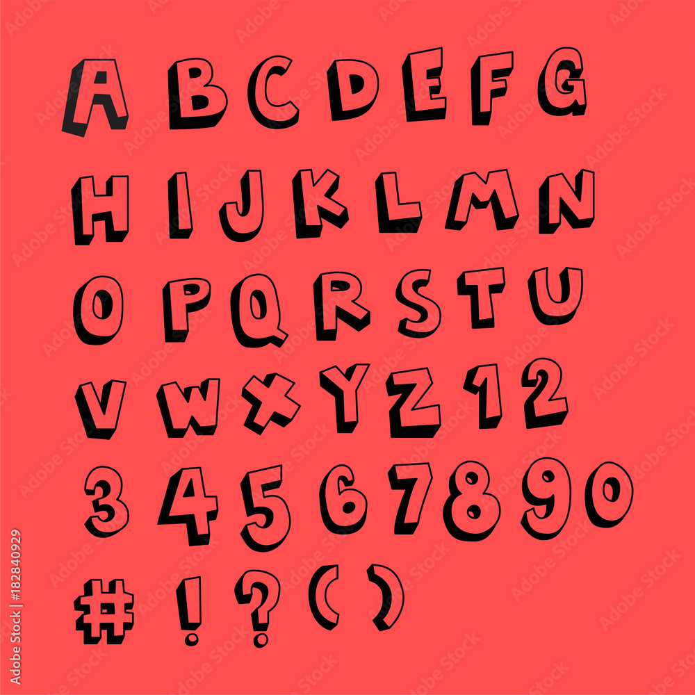 fun doodle sketch alphabet set fun doodle sketch alphabet set