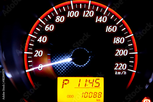 Odometer Speed in my car photo