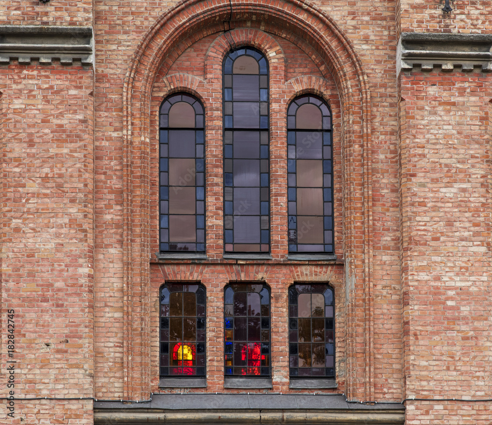 window with stained-glass windows window with stained-glass windows