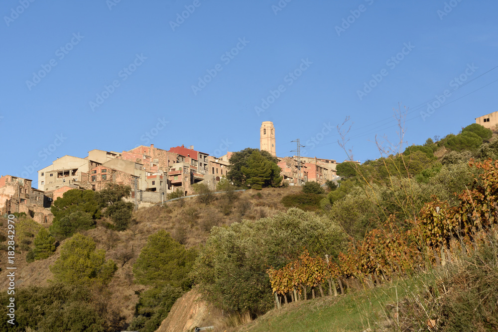 village of La Vilella Alta, el Priorat, Tarragona, Catalonia, Spain