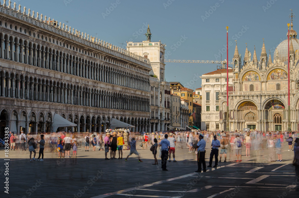 Markuslatz Touristen Venedig