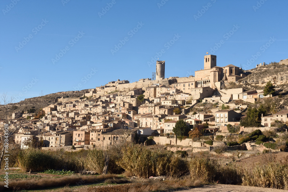 medieval town of Guimera in the Lleida province, Catalonia, Spain