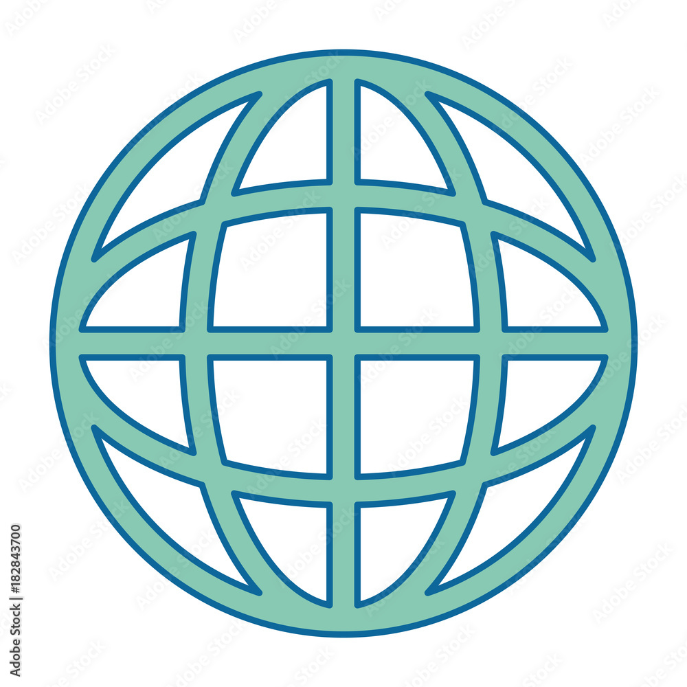 sphere planet isolated icon vector illustration design sphere planet isolated icon vector illustration design