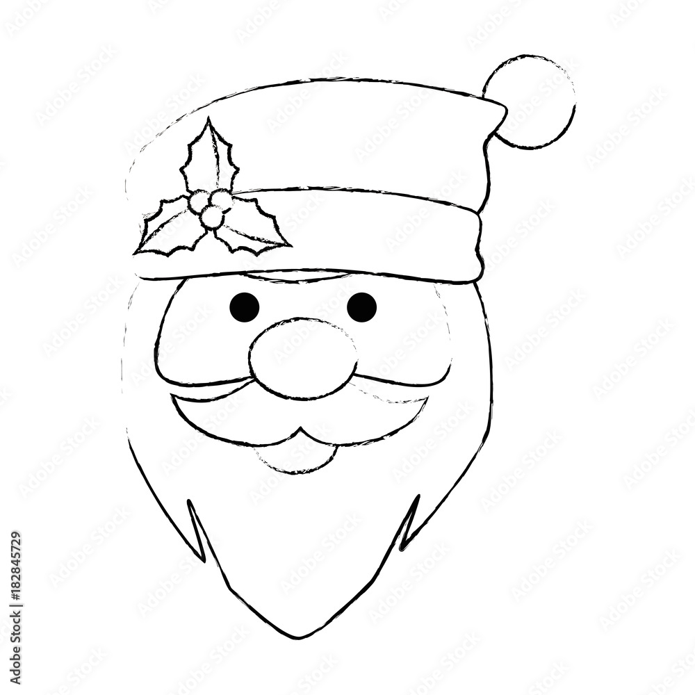 cute santa claus kawaii character vector illustration design cute santa claus kawaii character vector illustration design