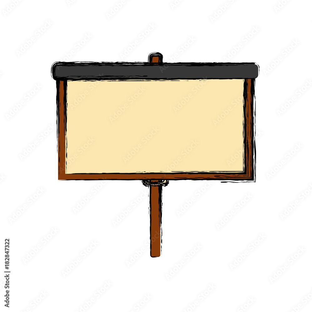 blank board presentation icon vector illustration graphic design