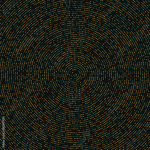 Abstract grunge grid polka dot background pattern. Spotted halftone line colorful illustration