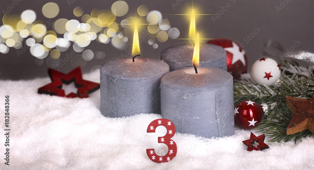 dritter advent StockFoto Adobe Stock